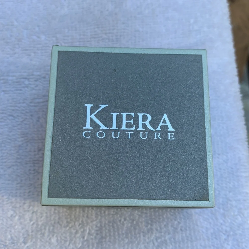 KIERA COUTURE- ZIRCONIA FROM SWAROVSKI EARRINGS-STERLING SILVER 🆕💜 - Picture 6 of 6